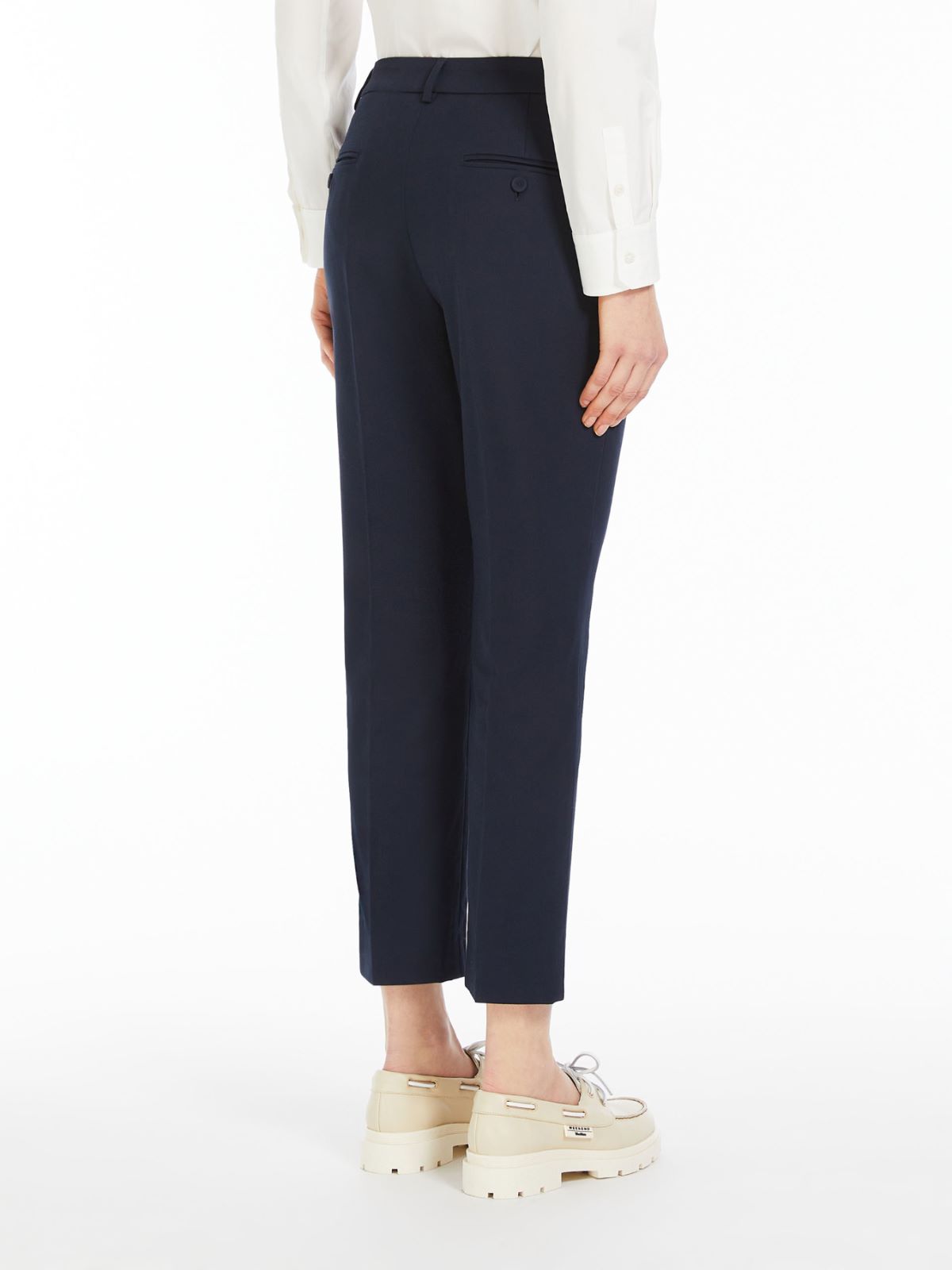 Pantalone a sigaretta in cotone stretch