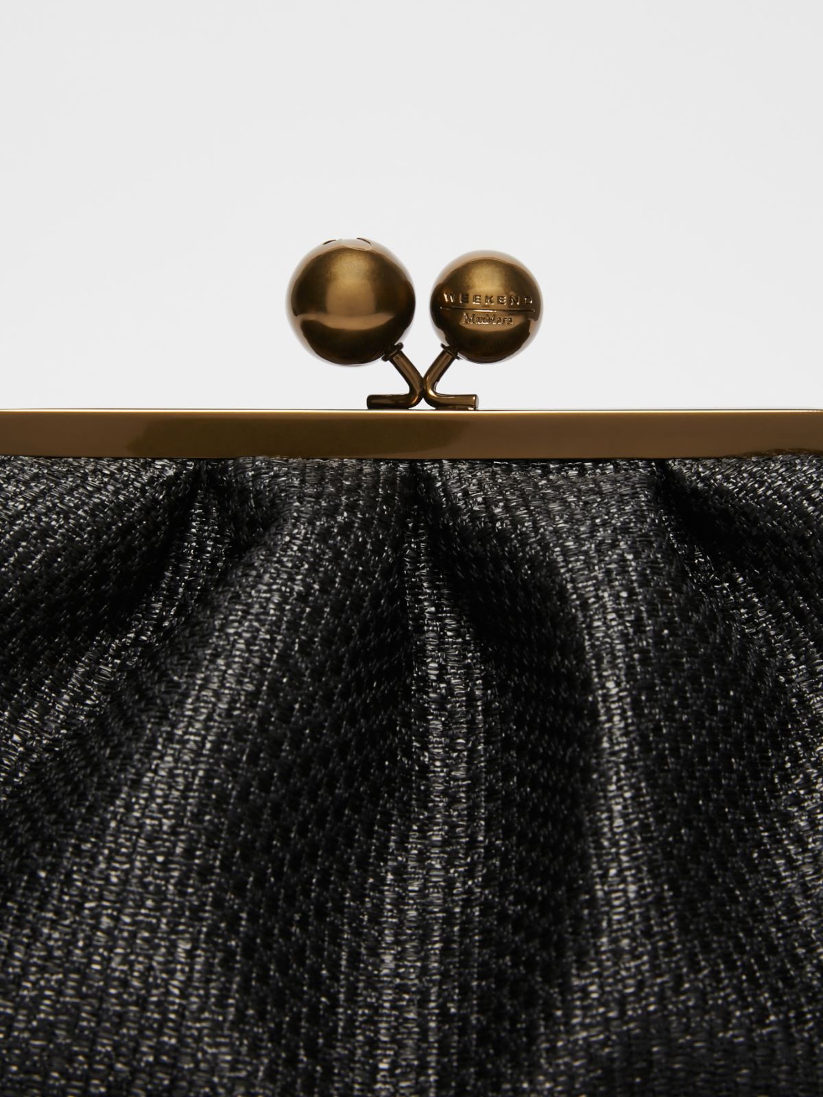 Pasticcino Bag Medium effetto rafia con frange