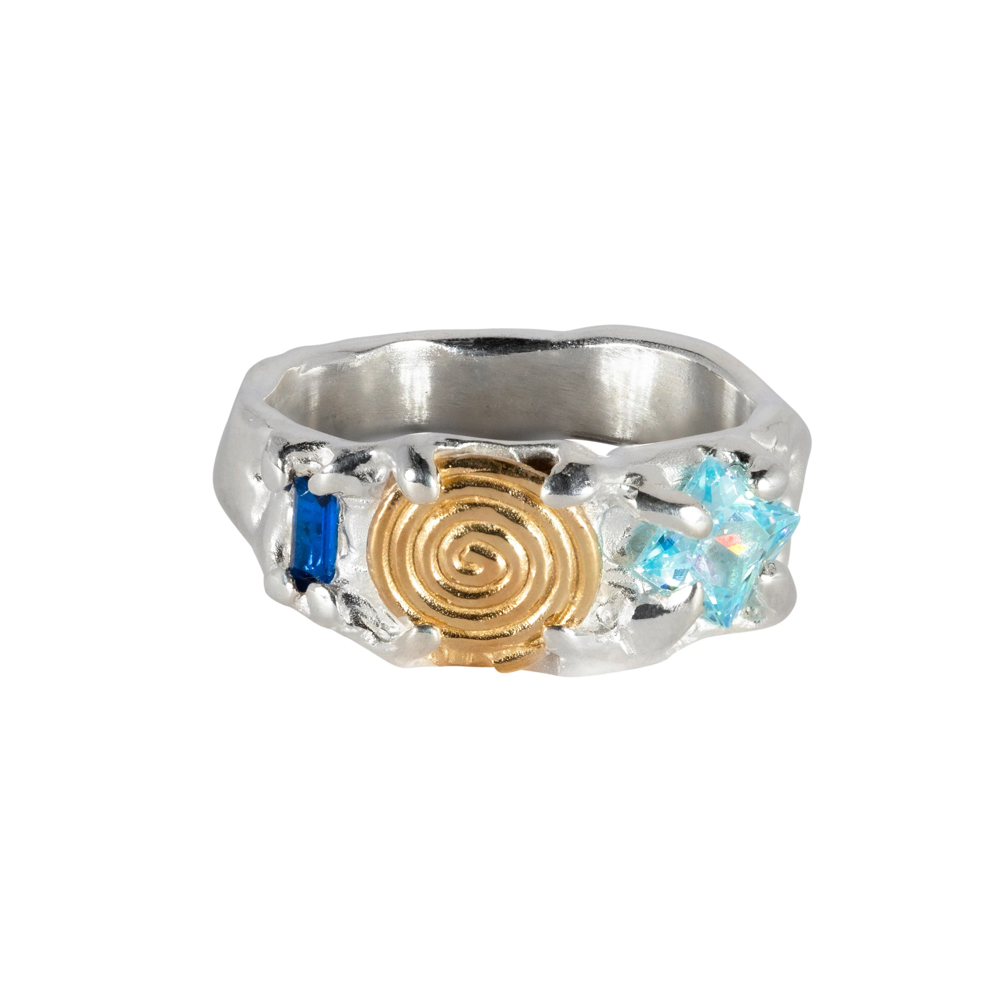 18kt Vermeil Swirl