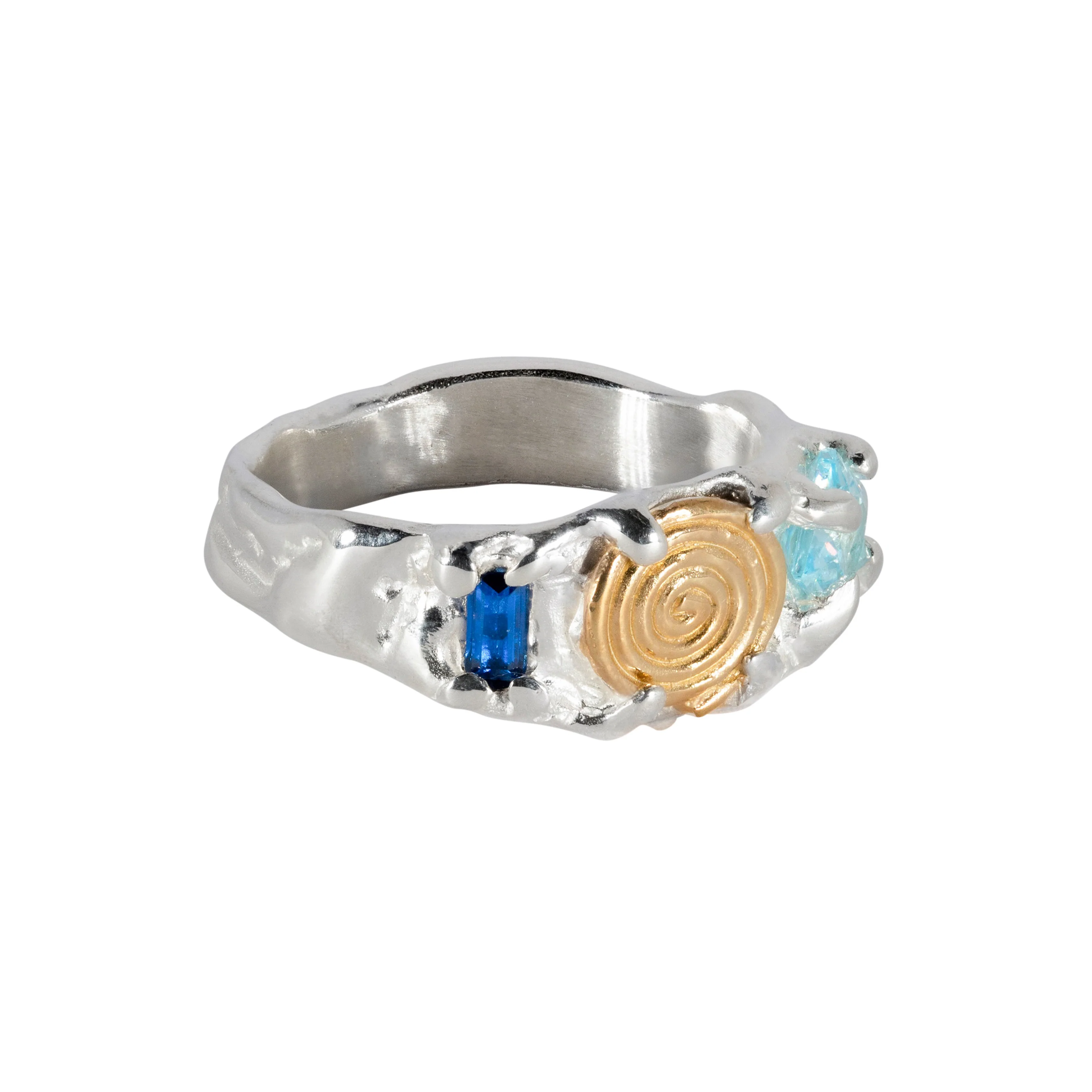 18kt Vermeil Swirl