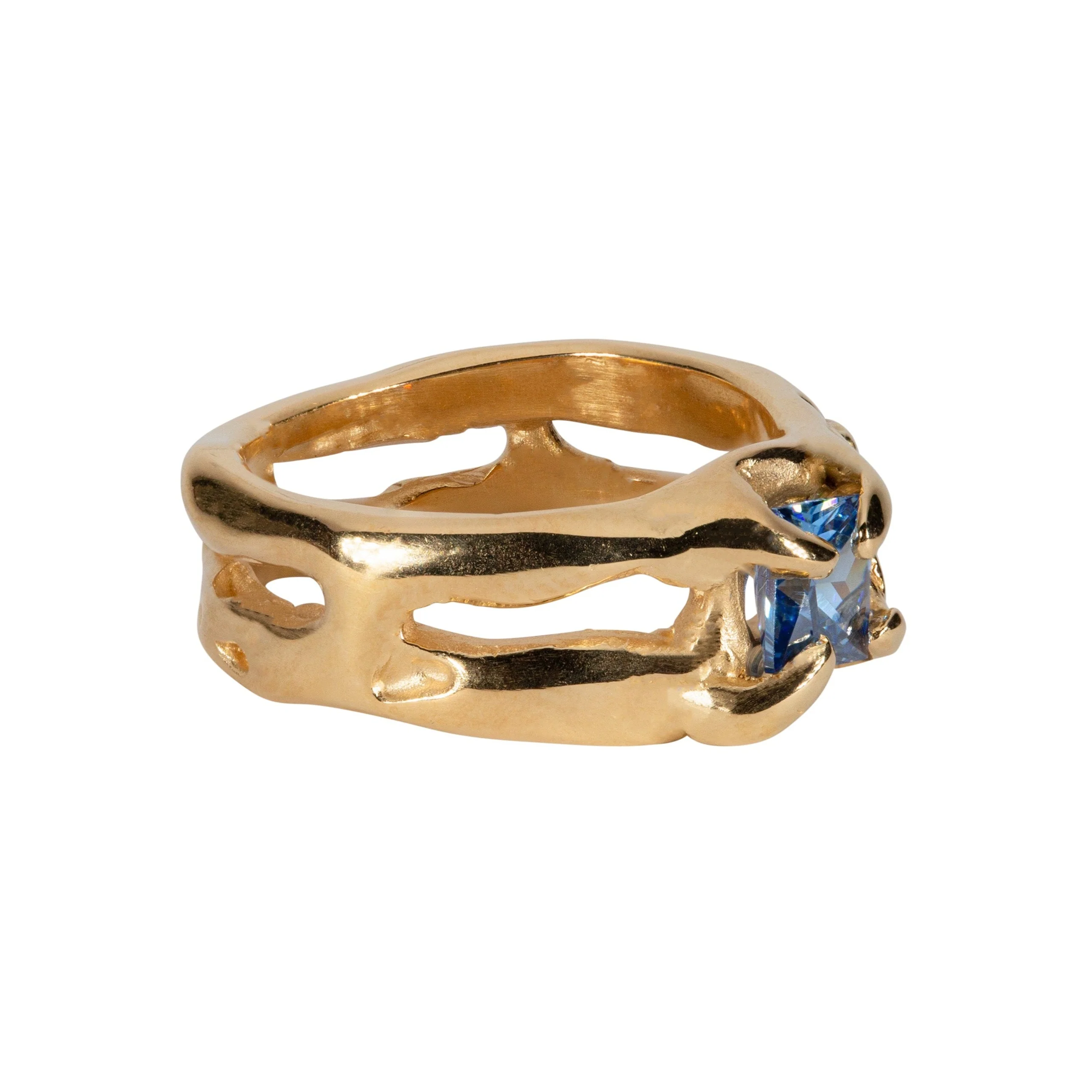 Gold Flux Ring (Blue)