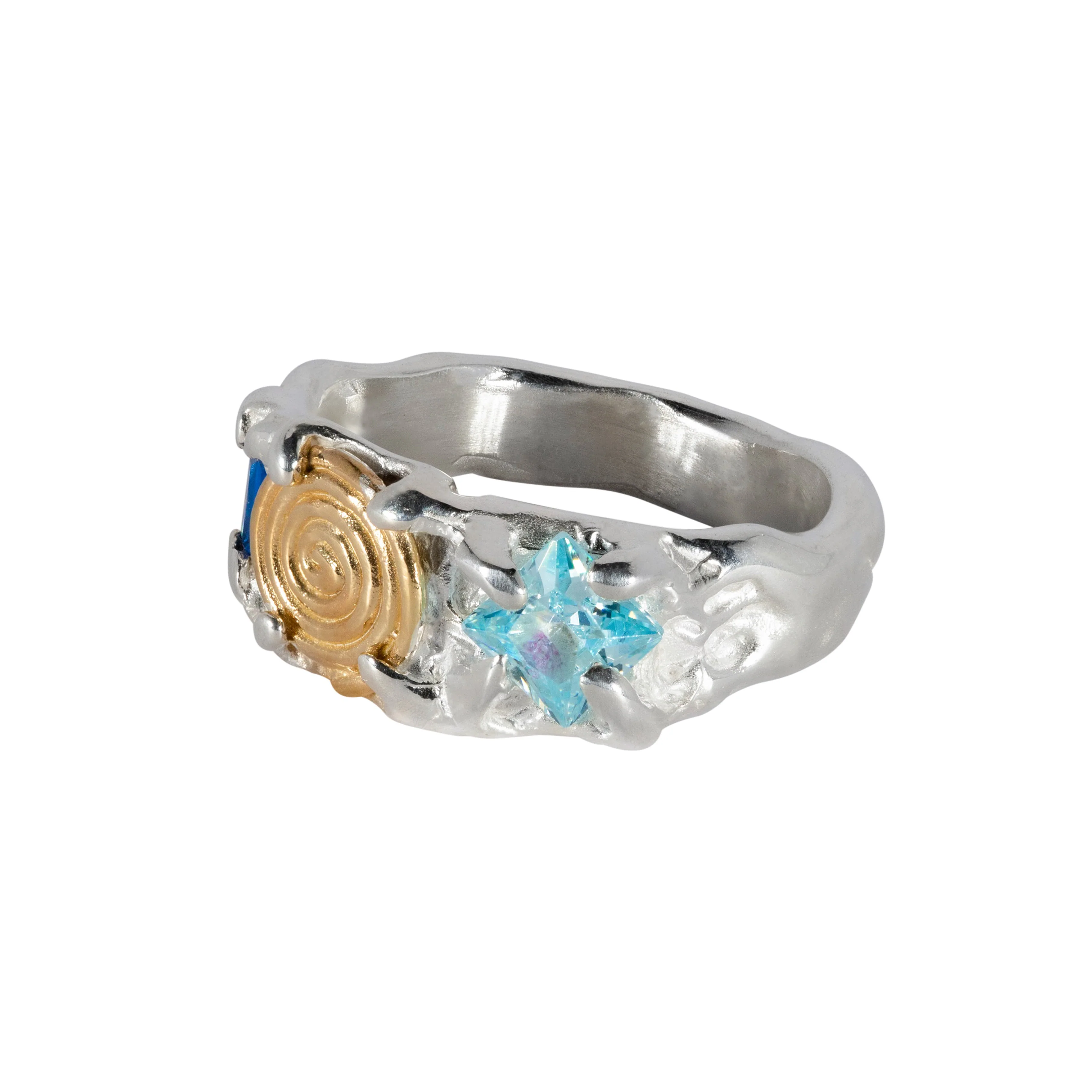 18kt Vermeil Swirl