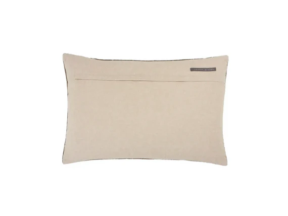 Mocha Chevron Lumbar Pillow