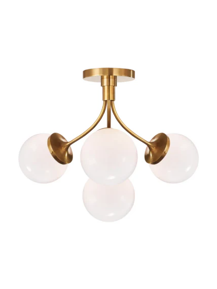 Prescott Medium Semi-Flush Mount