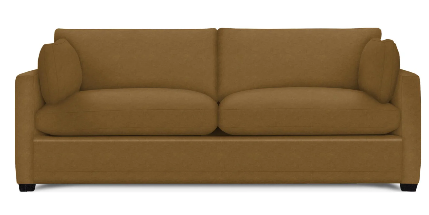 Wells Classic Modern Down-Blend Two Cushion Cushion Sofa 88