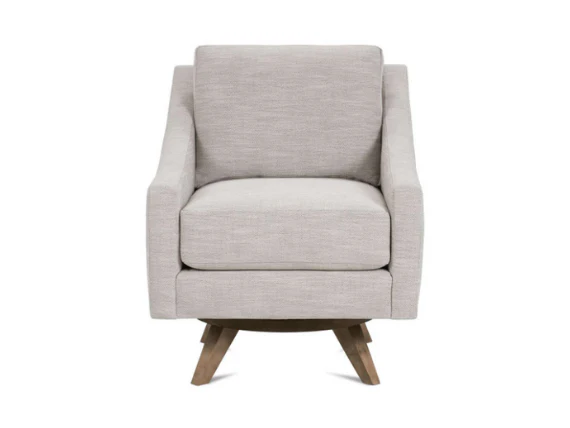 Rachel Loose Pillow Back Modern Swivel Chair