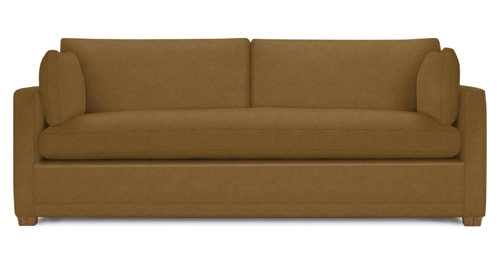 Wells Classic Modern Down-Blend Bench Cushion Sofa 88