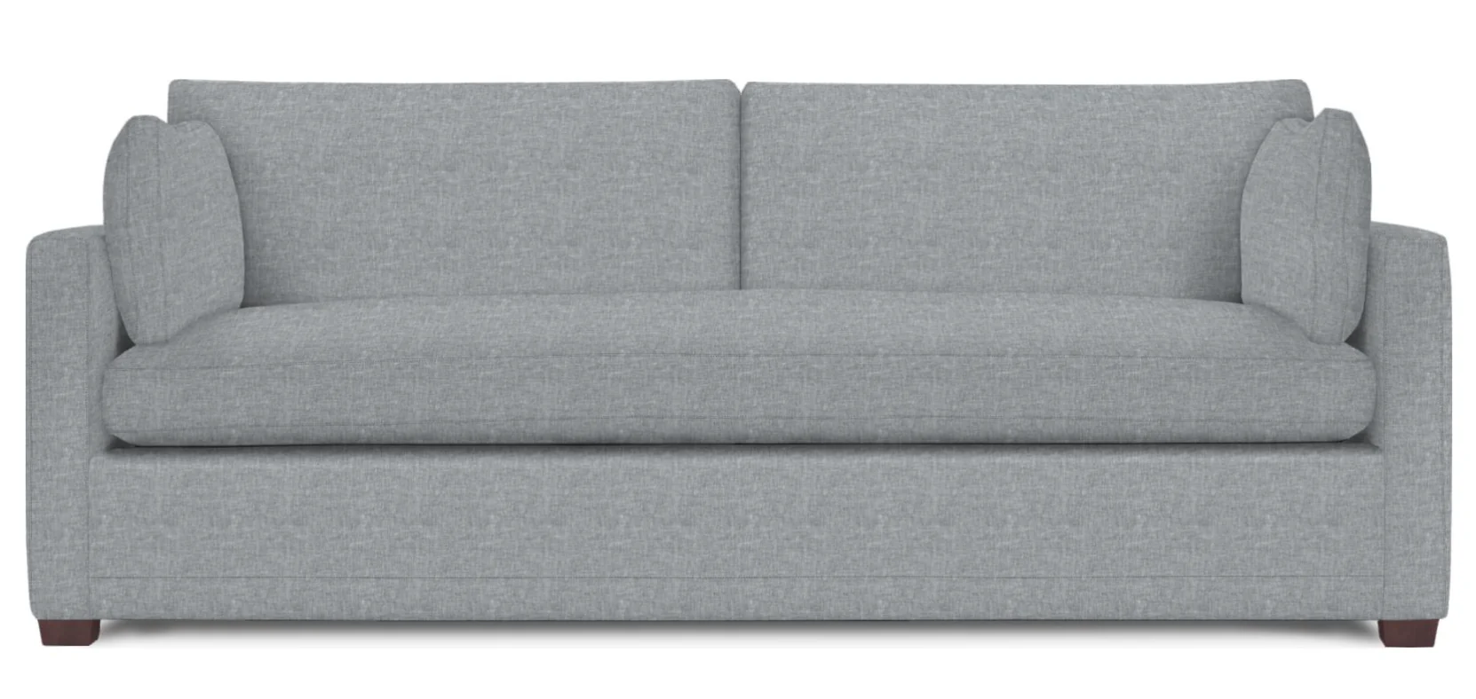 Wells Classic Modern Down-Blend Bench Cushion Sofa 88