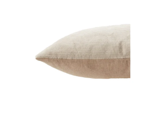 Deco White Throw Pillow