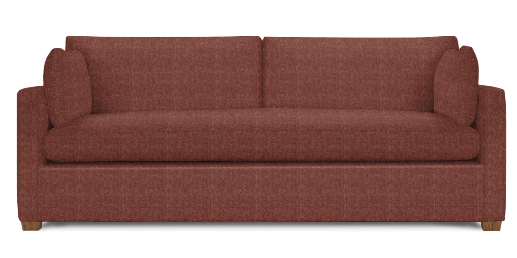 Wells Classic Modern Down-Blend Bench Cushion Sofa 88
