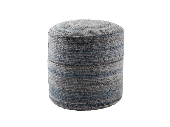 Amarillo Woven Pouf
