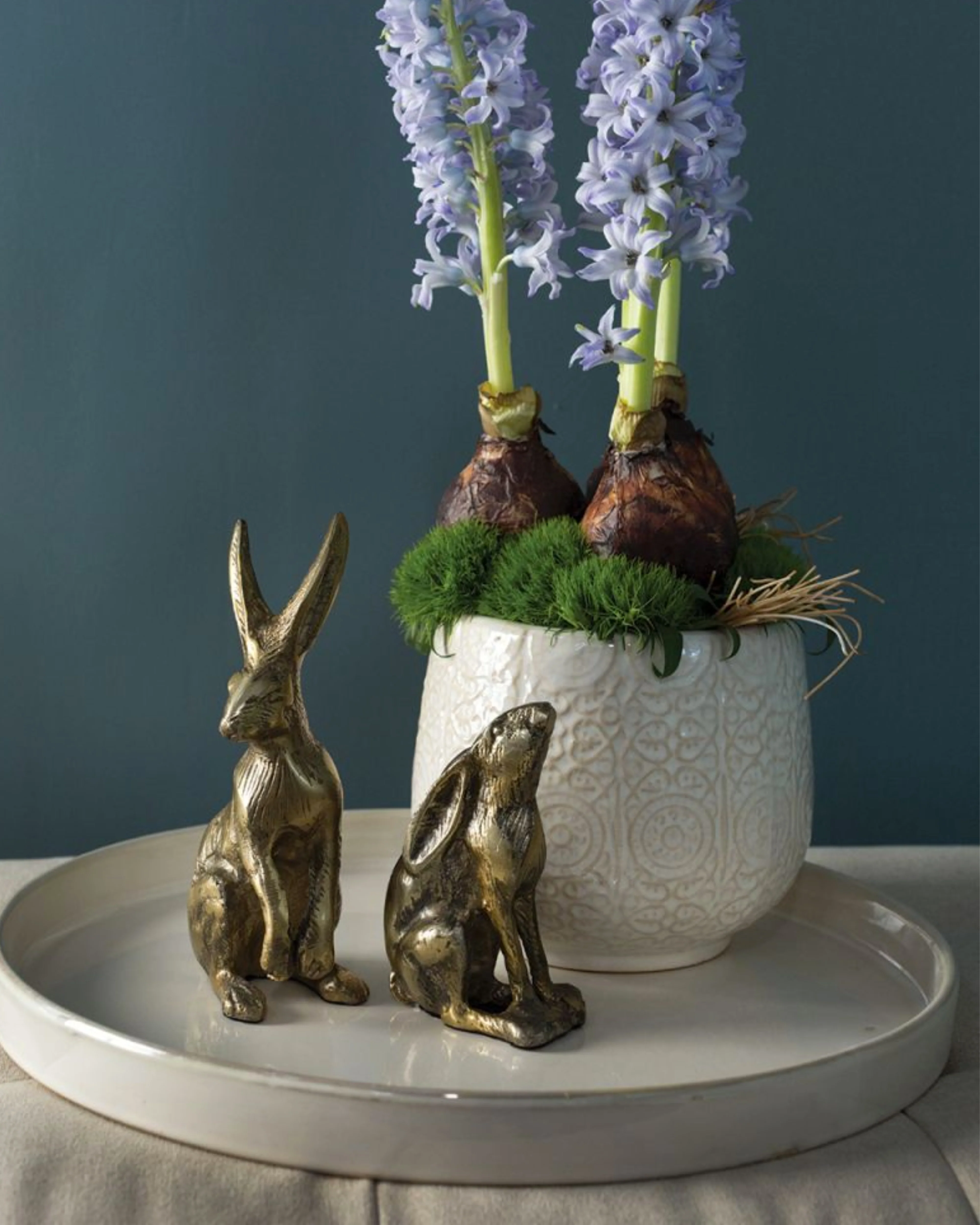 Large Bea Metal Bunny