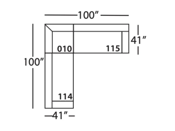 Piercy Loose Pillow Back Bench Cushioned Sectional