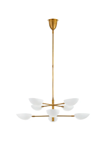 Graphic Large Two-Tier Chandelier
