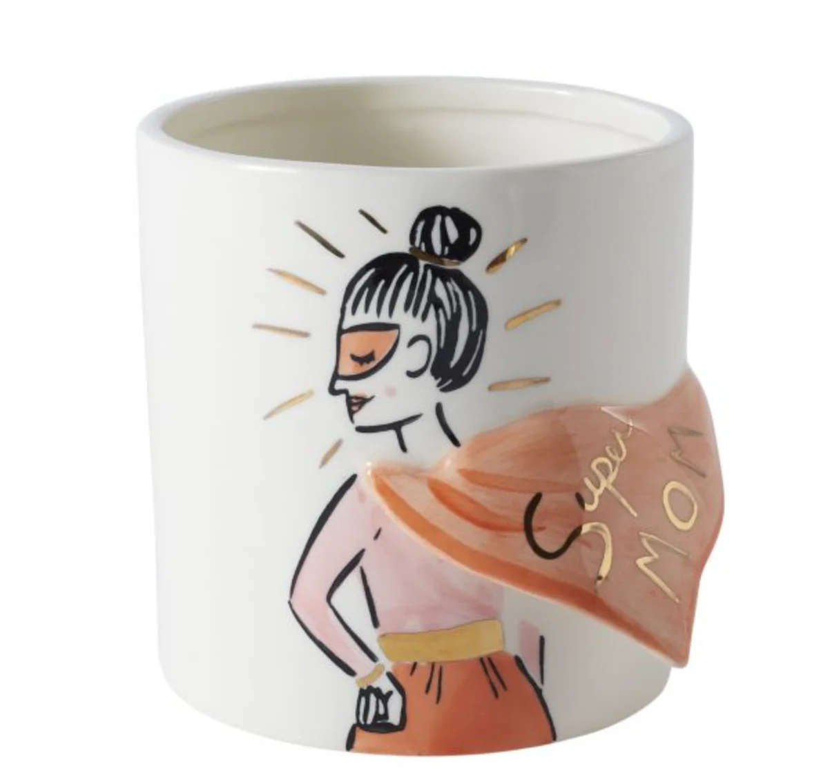 Super Mom Decorative Pot