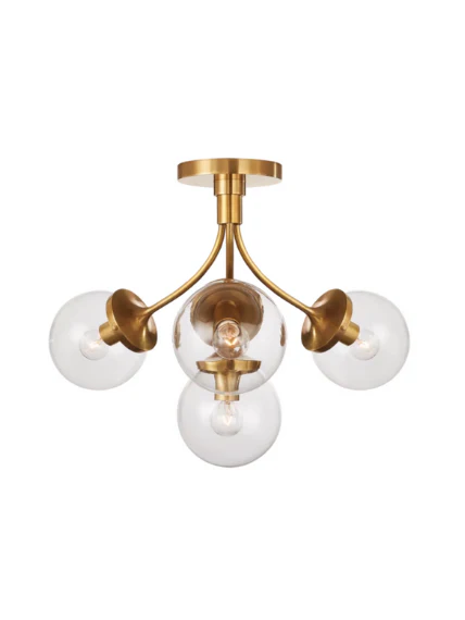Prescott Medium Semi-Flush Mount