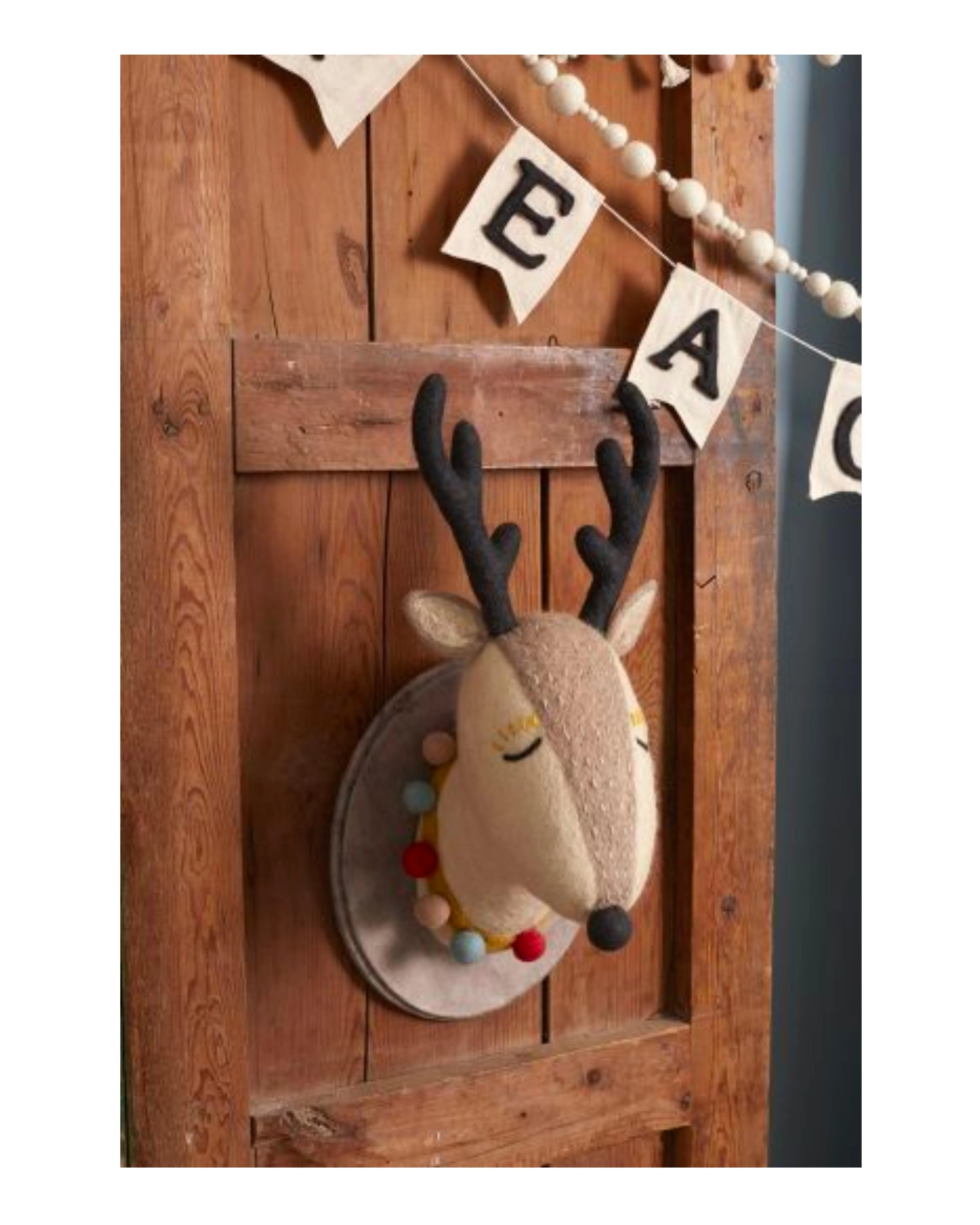 Buddy Soft Animal Wall Mount - Deer