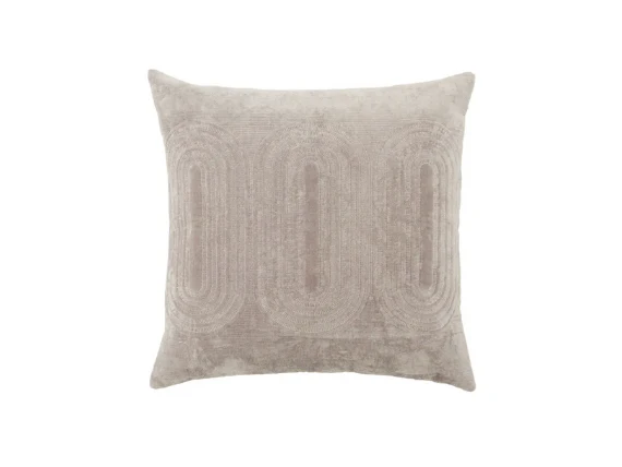 Deco Gray Throw Pillow