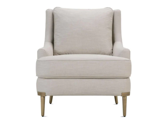 Rae Loose Pillow Back Metal Finish Chair