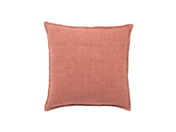 Burbank Coral Linen Pillow