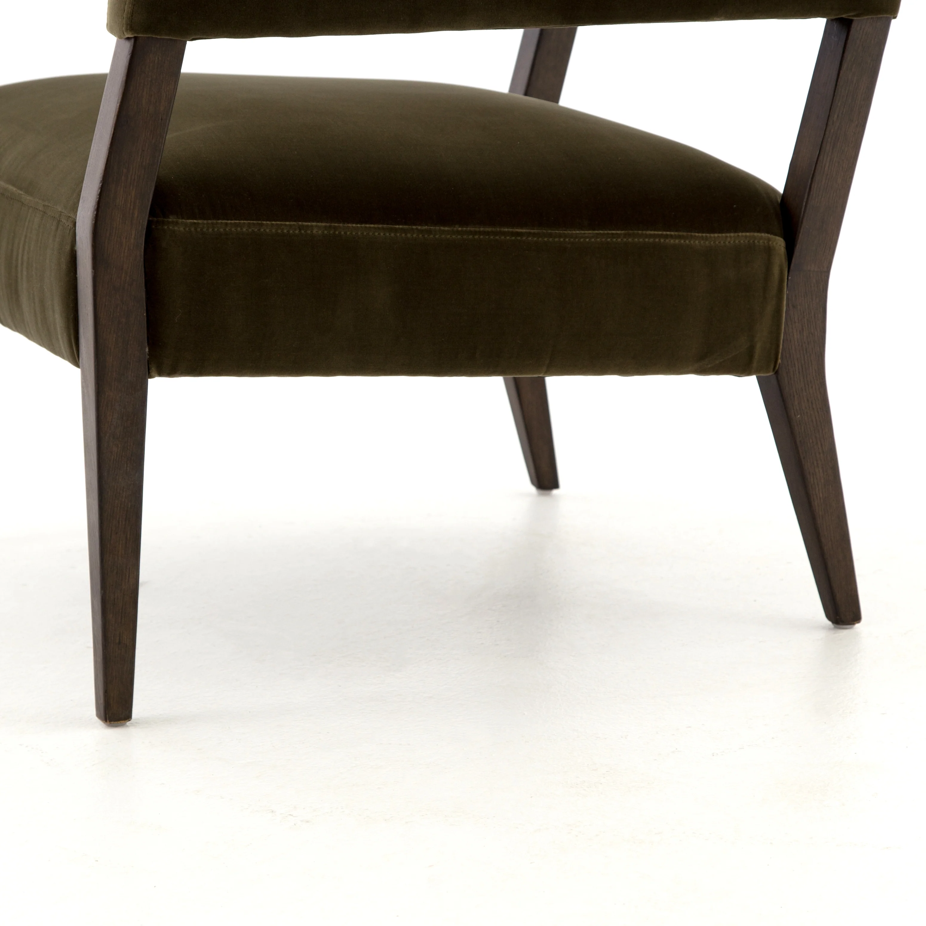 Gary Club Chair - Olive Green