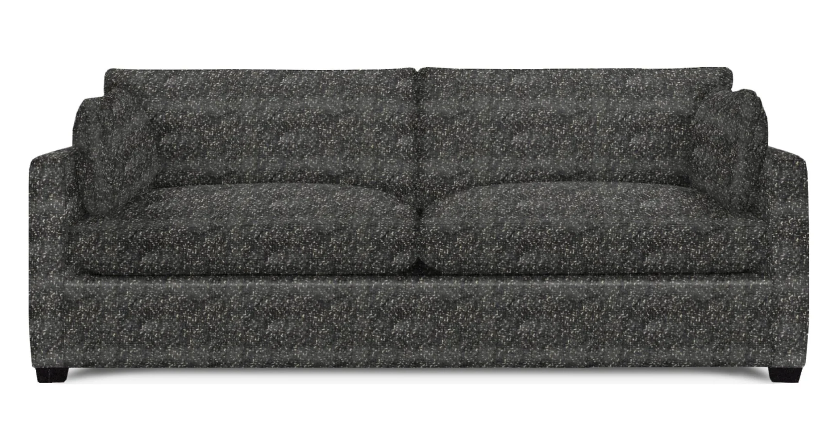Wells Classic Modern Down-Blend Two Cushion Cushion Sofa 88