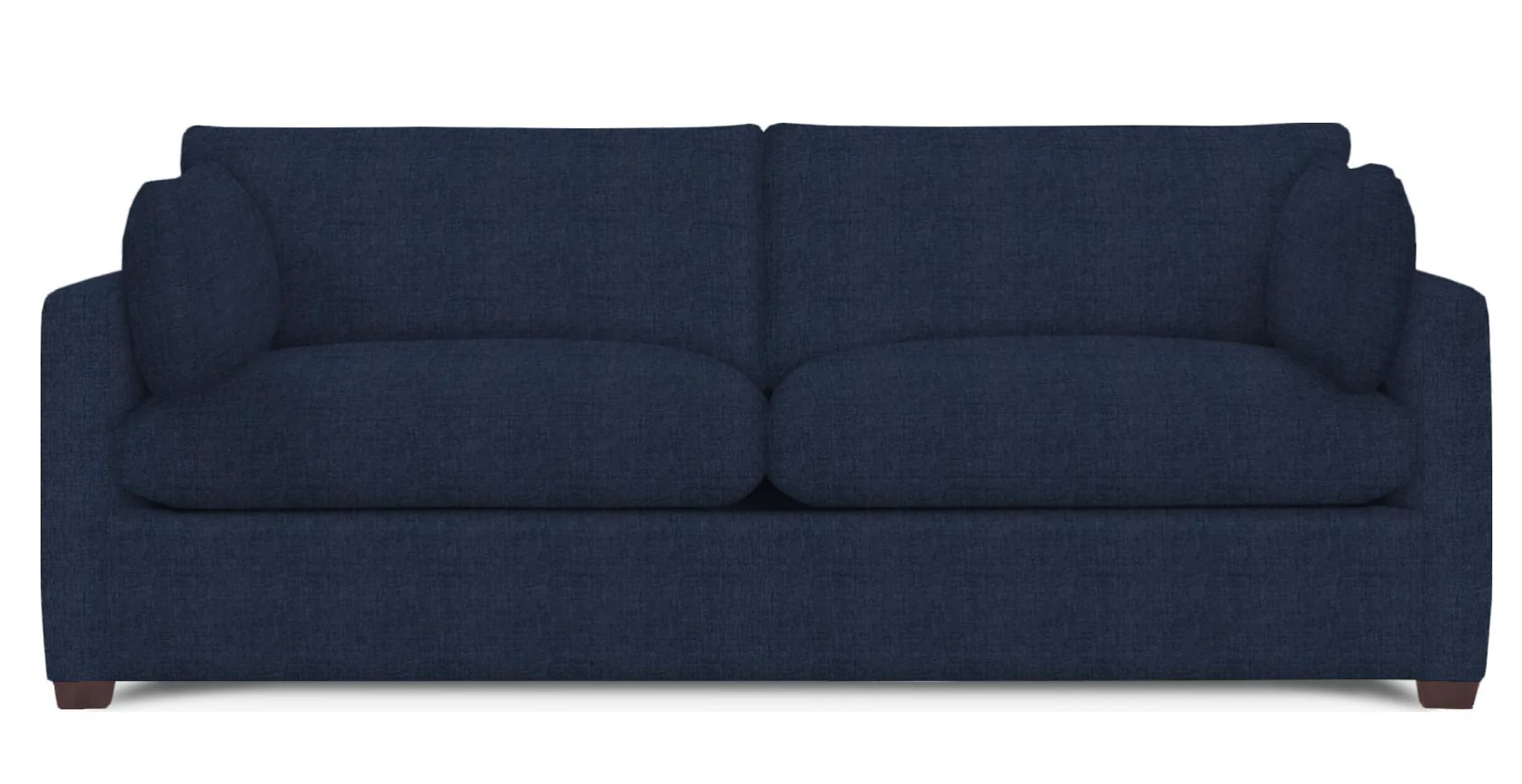 Wells Classic Modern Down-Blend Two Cushion Cushion Sofa 88