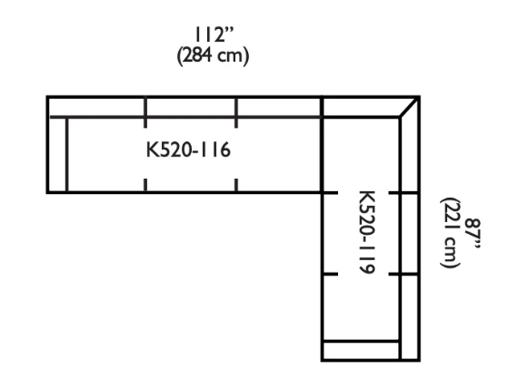 Kate Welt And Button Traditional Sectional