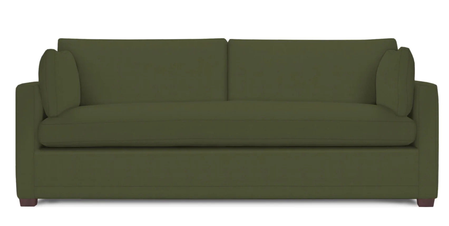 Wells Classic Modern Down-Blend Bench Cushion Sofa 88