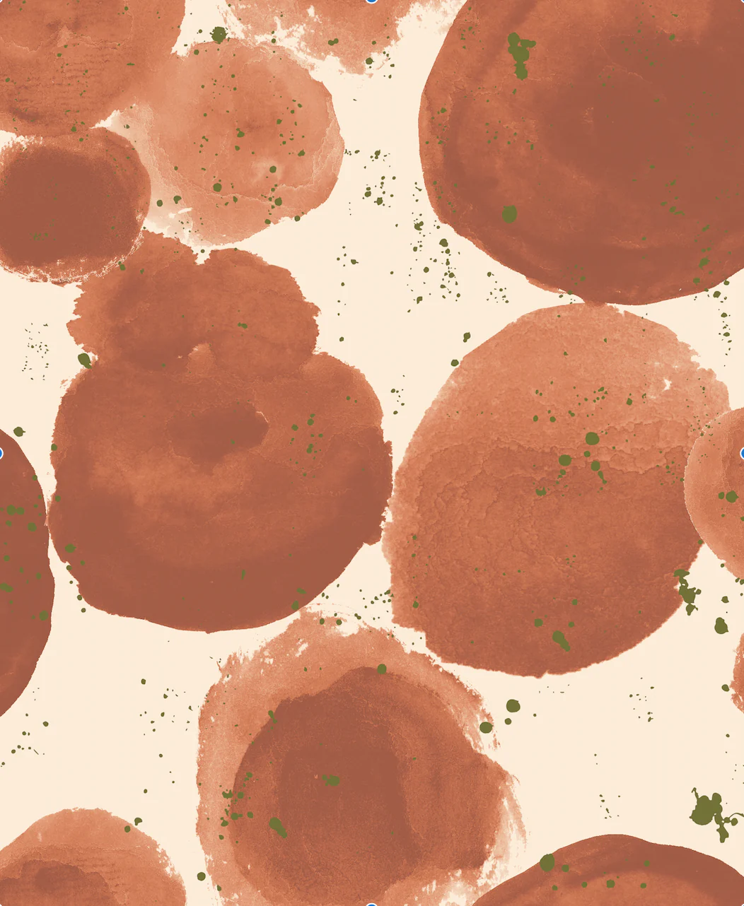 Spot On - Burnt Orange Wallpaper