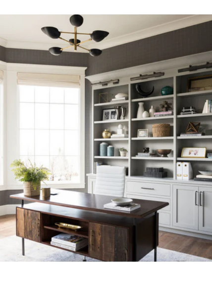 Graphic Large Two-Tier Chandelier