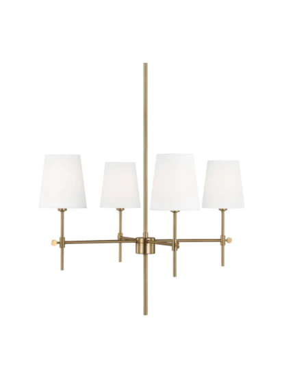 Baker Four Light Small Chandelier