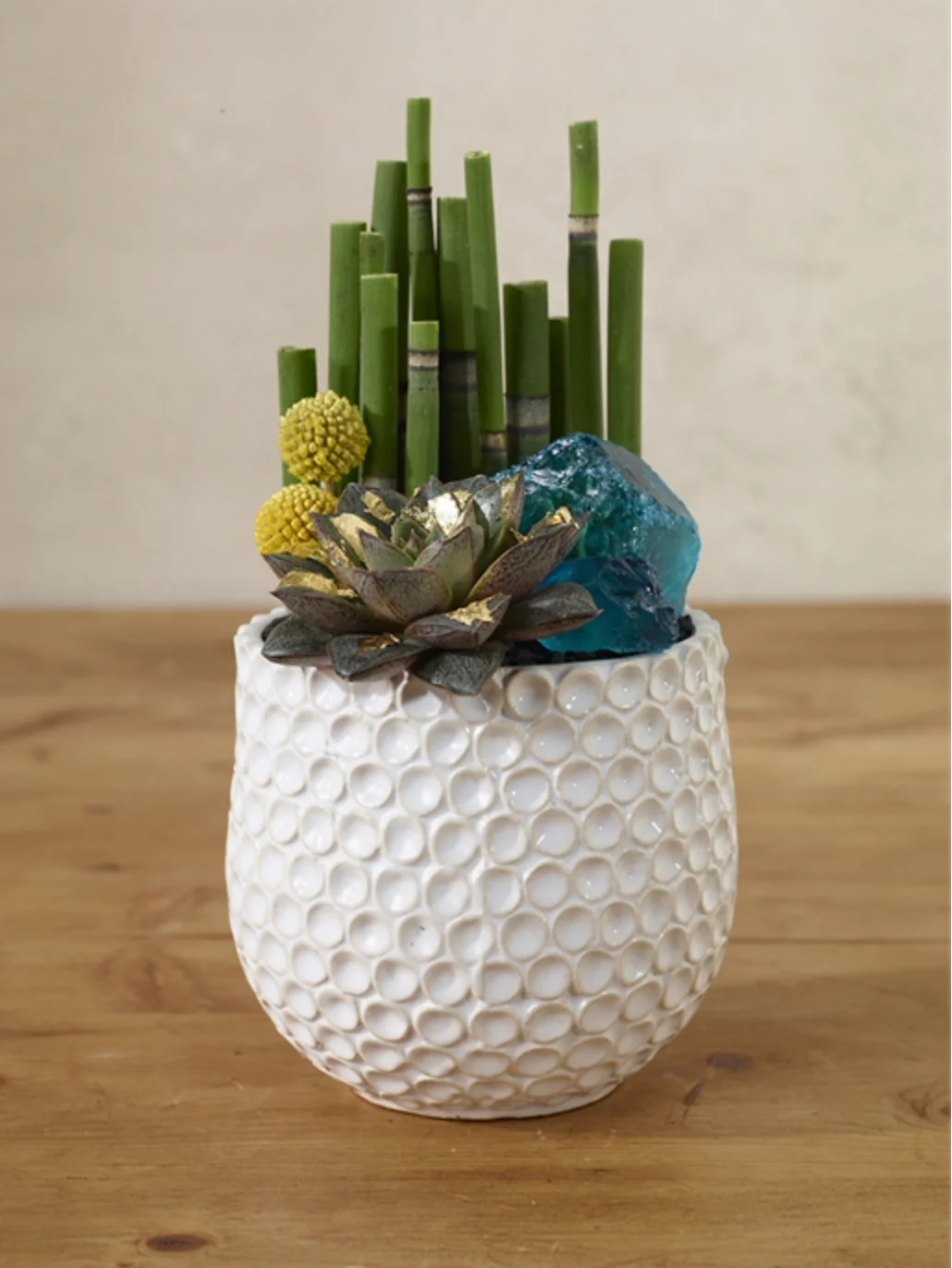 Ginny Bubble Textured Ceramic Pot Medium