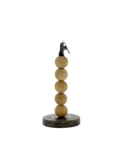 Wood Sphere Clip Stand