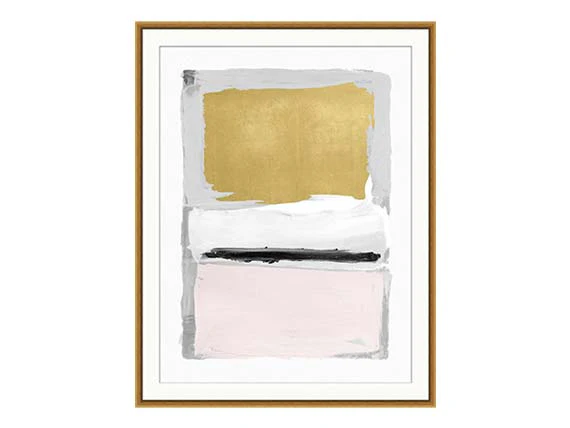 Pink and Gold 2 Abstract Wall Art 35.75x45.75