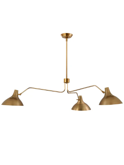 Charlton Large Triple Arm Chandelier