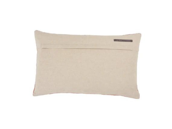 Rose Textured Lumbar Pillow