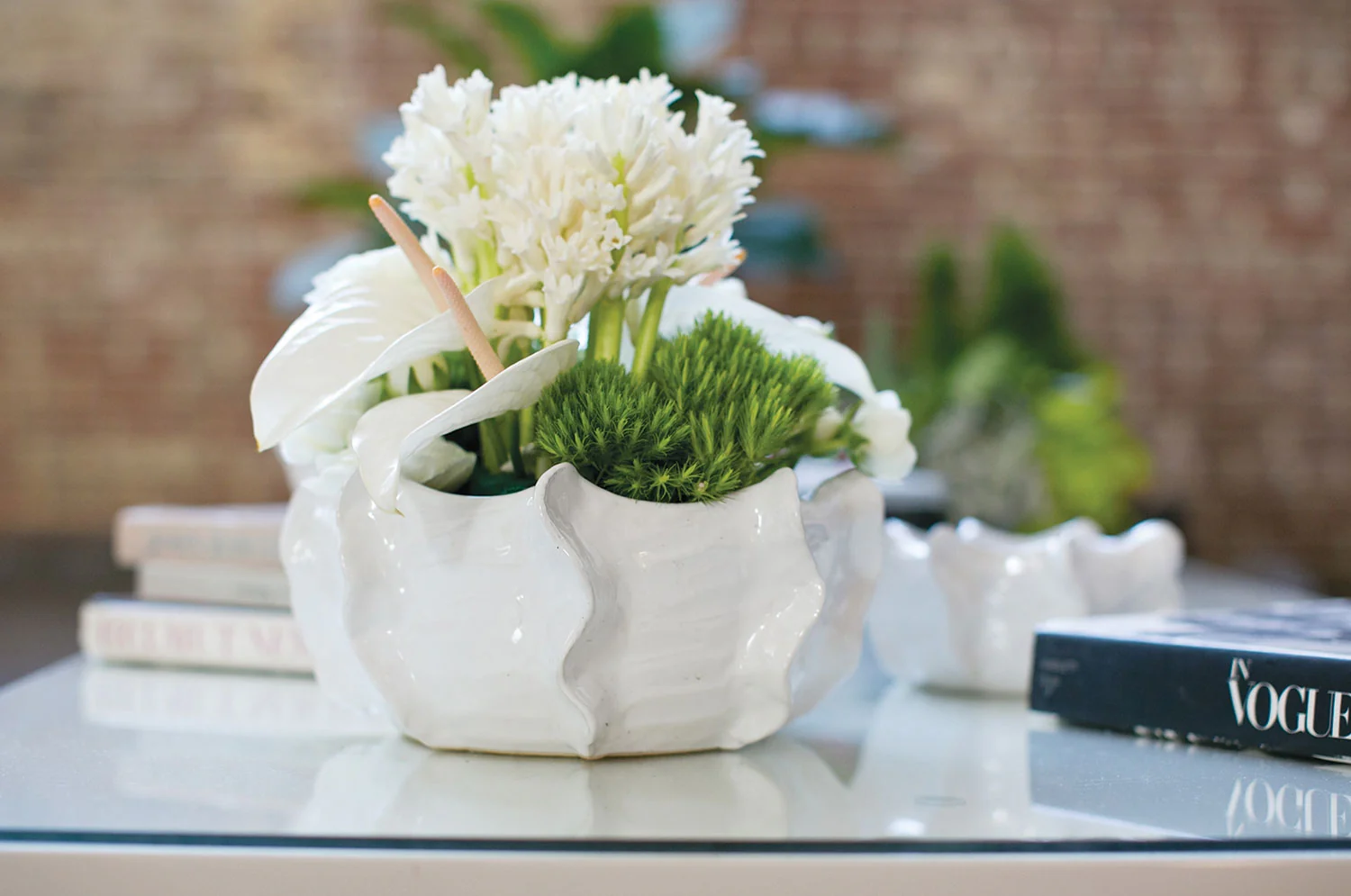 Cache Textured Ceramic Bowl Large