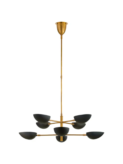 Graphic Large Two-Tier Chandelier