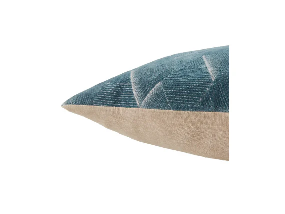 Blue Geometric Throw Pillow