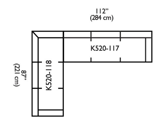 Kate Welt And Button Traditional Sectional