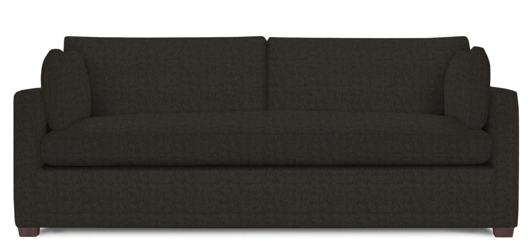 Wells Classic Modern Down-Blend Bench Cushion Sofa 88