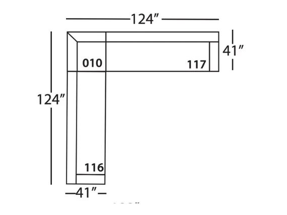Piercy Loose Pillow Back Bench Cushioned Sectional