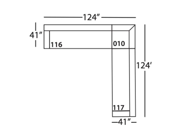 Piercy Loose Pillow Back Bench Cushioned Sectional