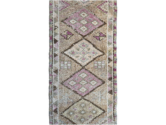Vintage Rug Runner #08356