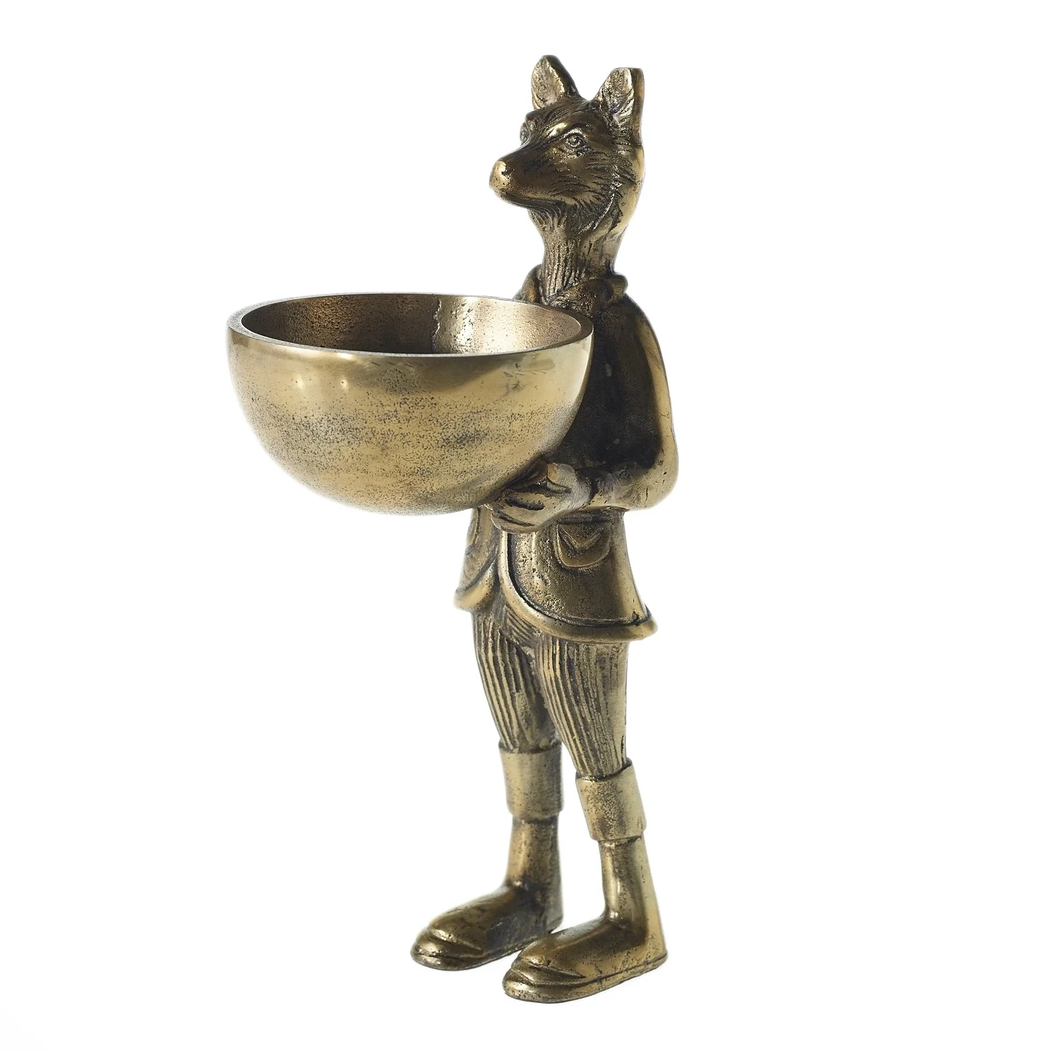 Eloise Brass Fox Dishstand