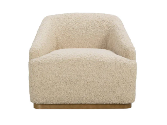 Aiden Contemporary Sherpa Shelter Chair