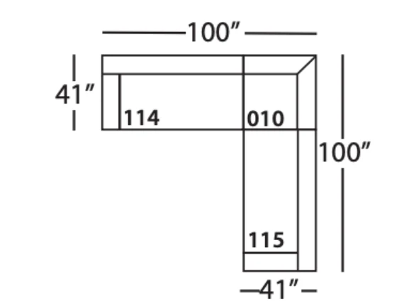 Piercy Loose Pillow Back Bench Cushioned Sectional