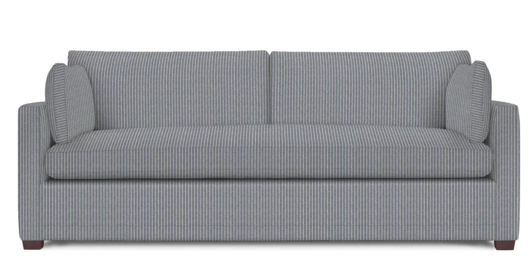 Wells Classic Modern Down-Blend Bench Cushion Sofa 88
