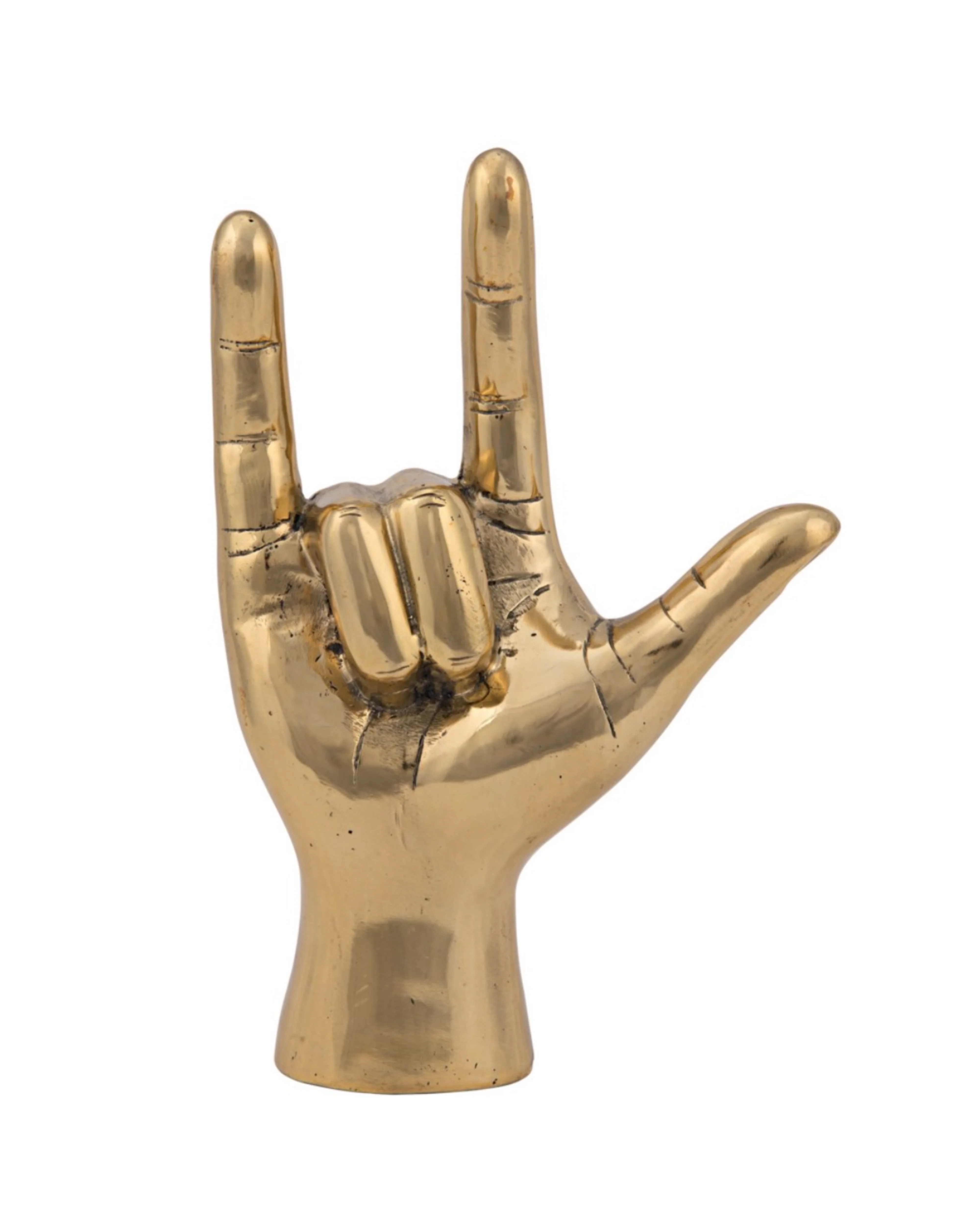I Love You Brass Hand Accessory